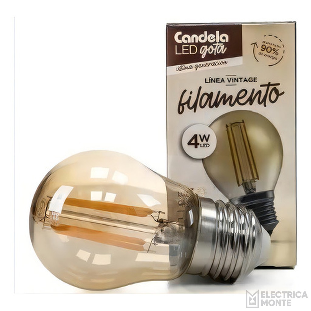 Led Deco Filamento Gota 4w