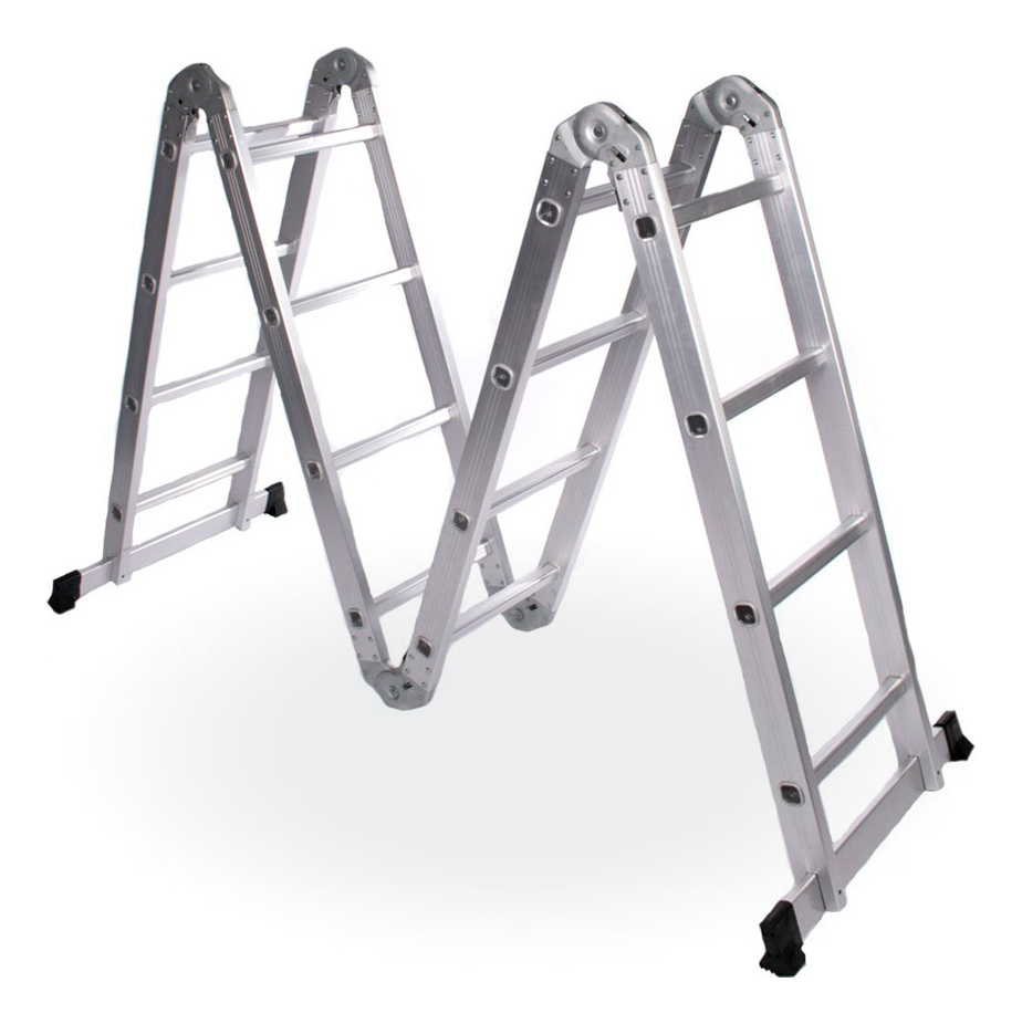 Escalera de Aluminio Plegable 4x4