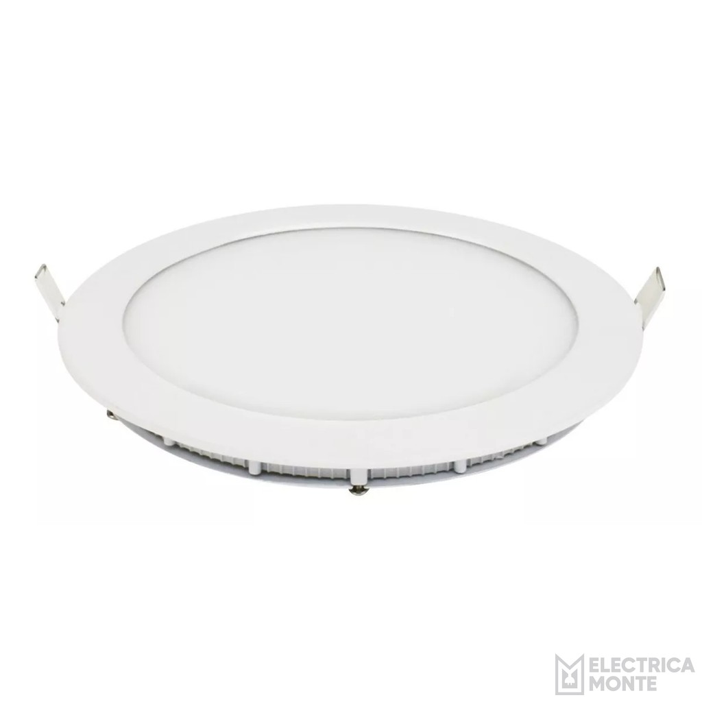 Panel Plafon Embutir Redondo 18w Luz Fria Lusqtoff