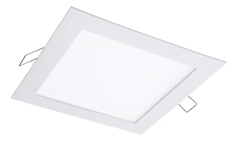 Plafon Embutir Cuadrado 12w Luz Fria Lusqtoff