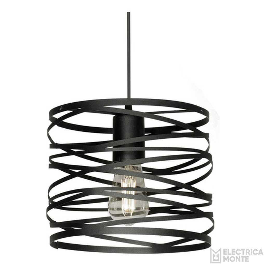 Colgante "LECCE " de chapa Negro