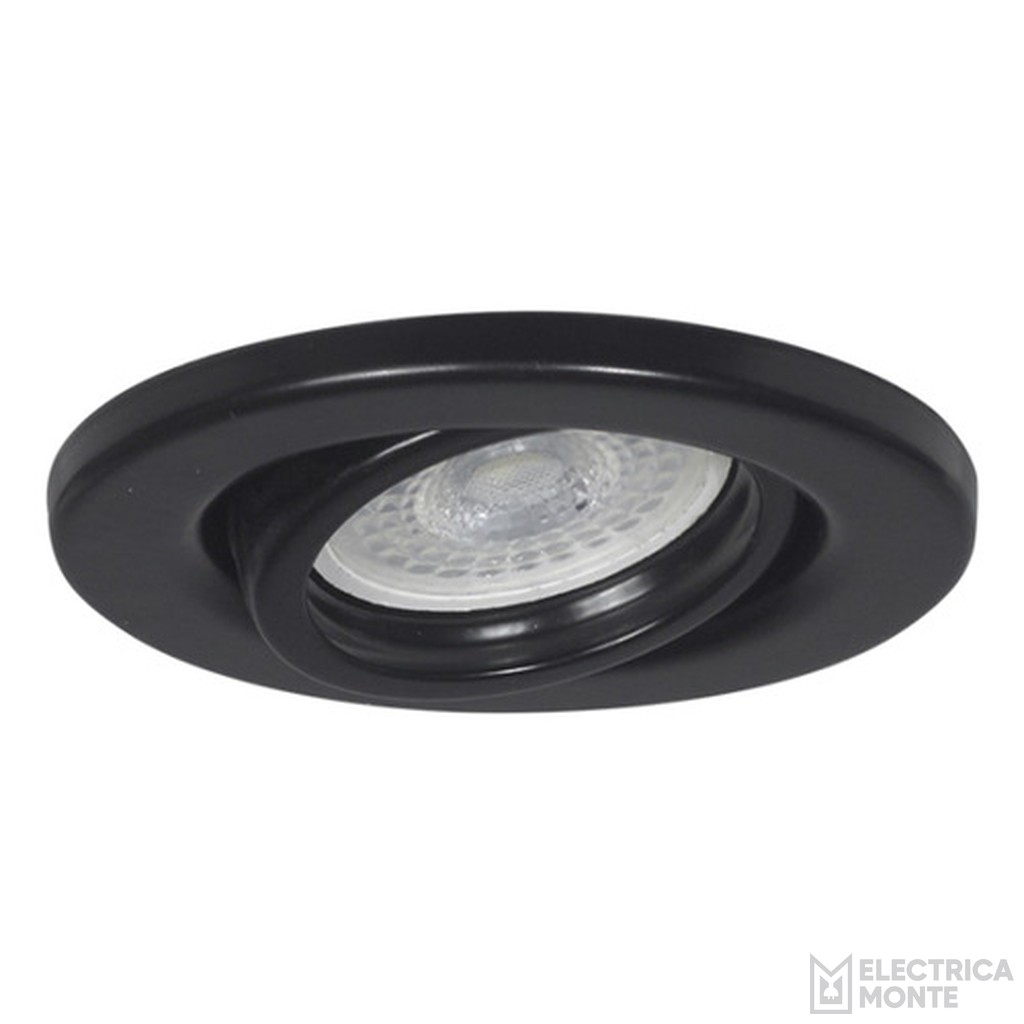 Spot de embutir (220 v) Negro