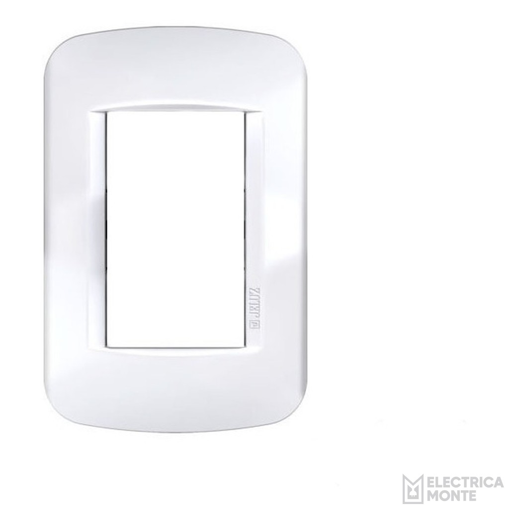 Tapas Regina para bastidor 5x10 cm 3 módulos Blanco Jeluz