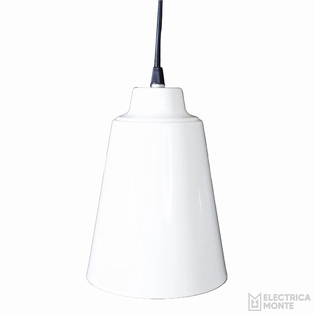 Colgante de Chapa Cono Blanco