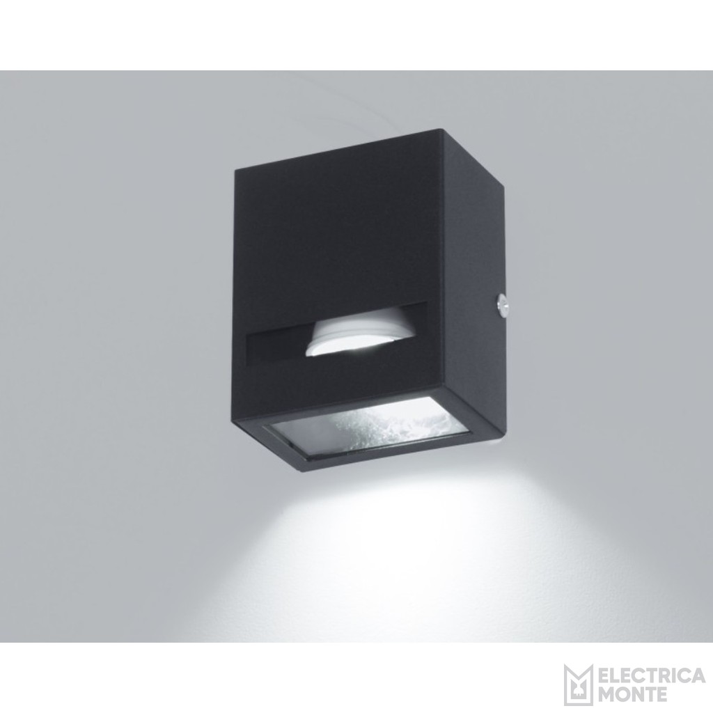 Aplique Napoles I Recto Unidireccional Doble Efecto 1 Dicroica Gu10