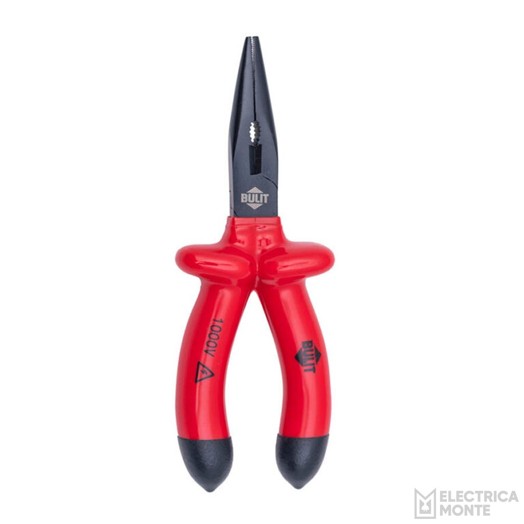 Pinza de Punta Semi-Redonda Industrial 6'' 1000v Serie 800 Bulit