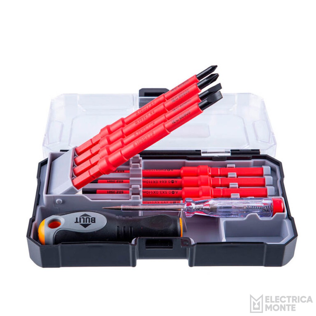 Set Profesional de Destornilladores Aislados 1000v Bulit
