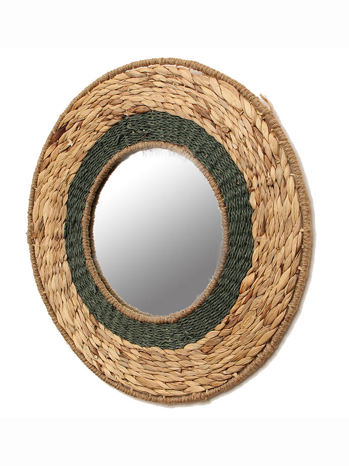 Espejo Ratan Colgante