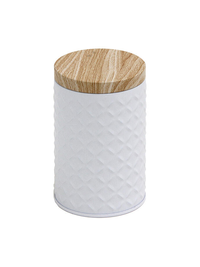 Lata Organizadora Madera Blanco