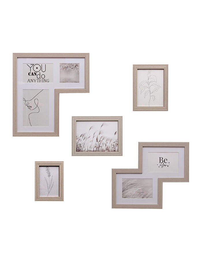 Set de 5 Portaretratos para 8 Fotos