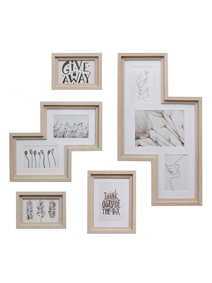 Set de 5 Portaretratos para 8 Fotos