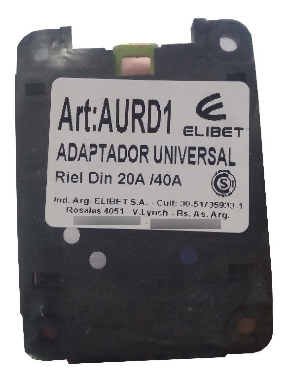 Adaptador Unniversal para Riel Din 40A Elibet