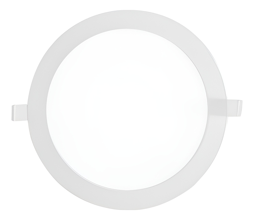 Panel Plafon Embutir Redondo 18W Luz Cálida 1350LM Ø220x20mm Yarlux