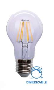 Lampara Deco 6W E27 clara 2700K Dimerizable Yarlux