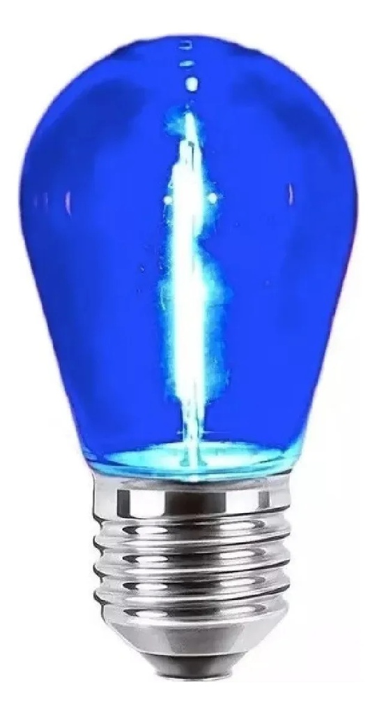 Lampara Deco Mini Edison 1W E27 Azul Yarlux