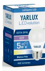 Lampara Gota 5W E27 3000K Yarlux