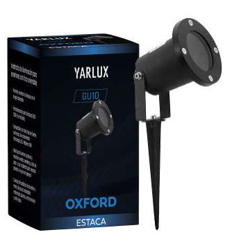 Estaca Aluminio c/ Lámpara GU10 10W Oxford Yarlux