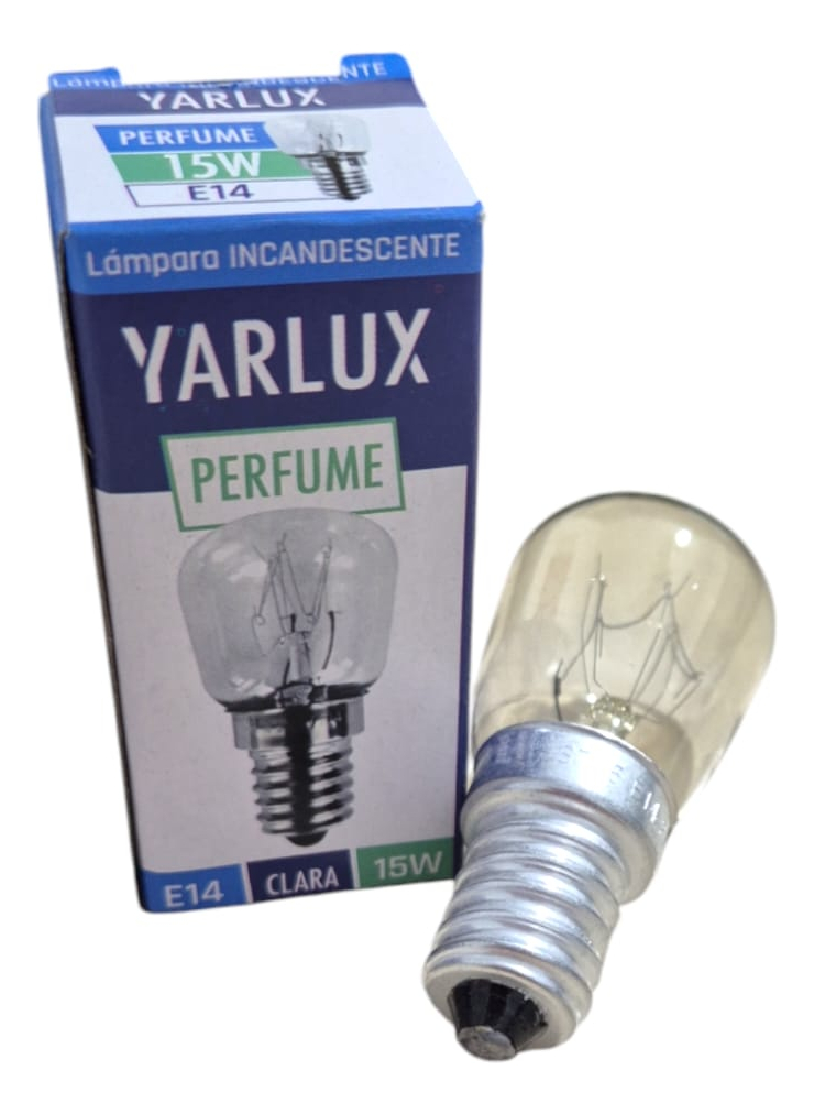 Perfume 15W E14 clara 26X54mm