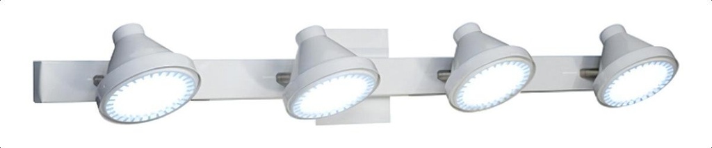 Spot "OSLO" 4 Luces Blanco