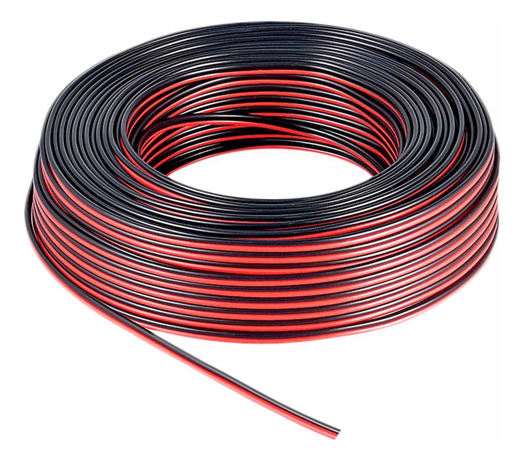Cable Bafle Bicolor 2x0.5mm Argenplas