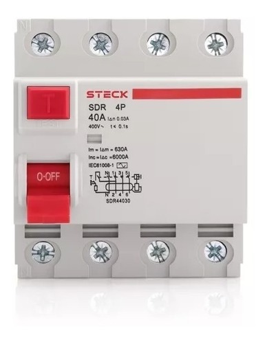 Disyuntor 4x40A Steck