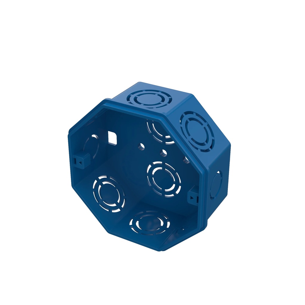 Caja Octogonal de Embutir Plástica 7,5x7,5 Cabrera