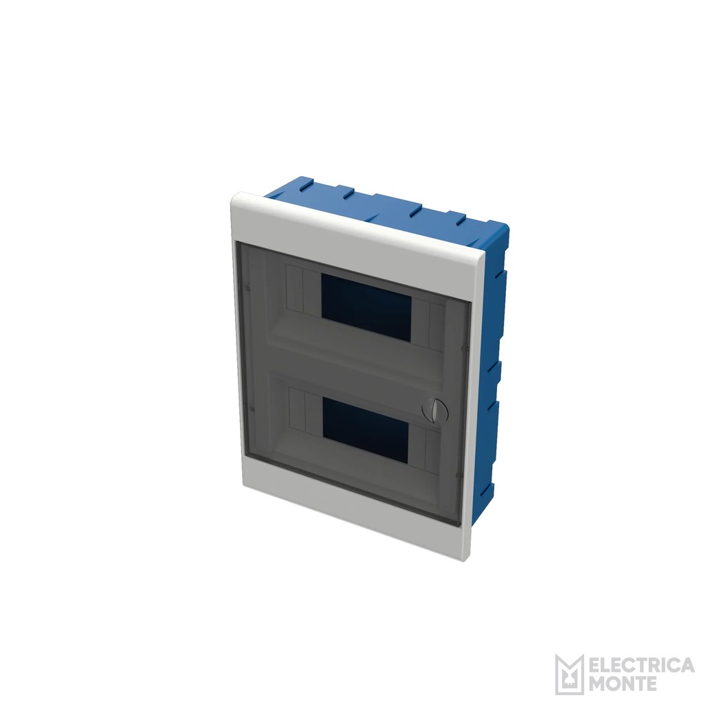 Caja de Embutir c/puerta 18 a 36  Modulos con Riel Plastico Cabrera