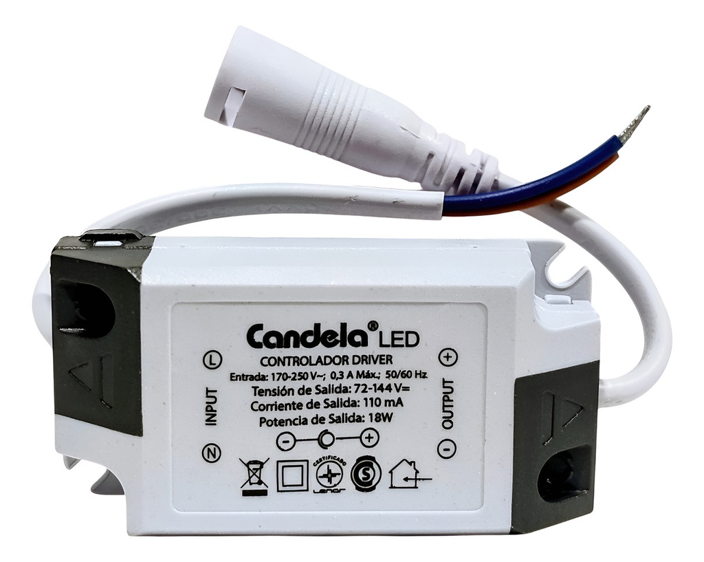 Driver Transformador 18w p/ Panel Plafon Candela