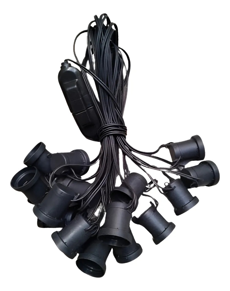 Guirnalda Interior Portalamparas C/50cm Tramo x 5 mts