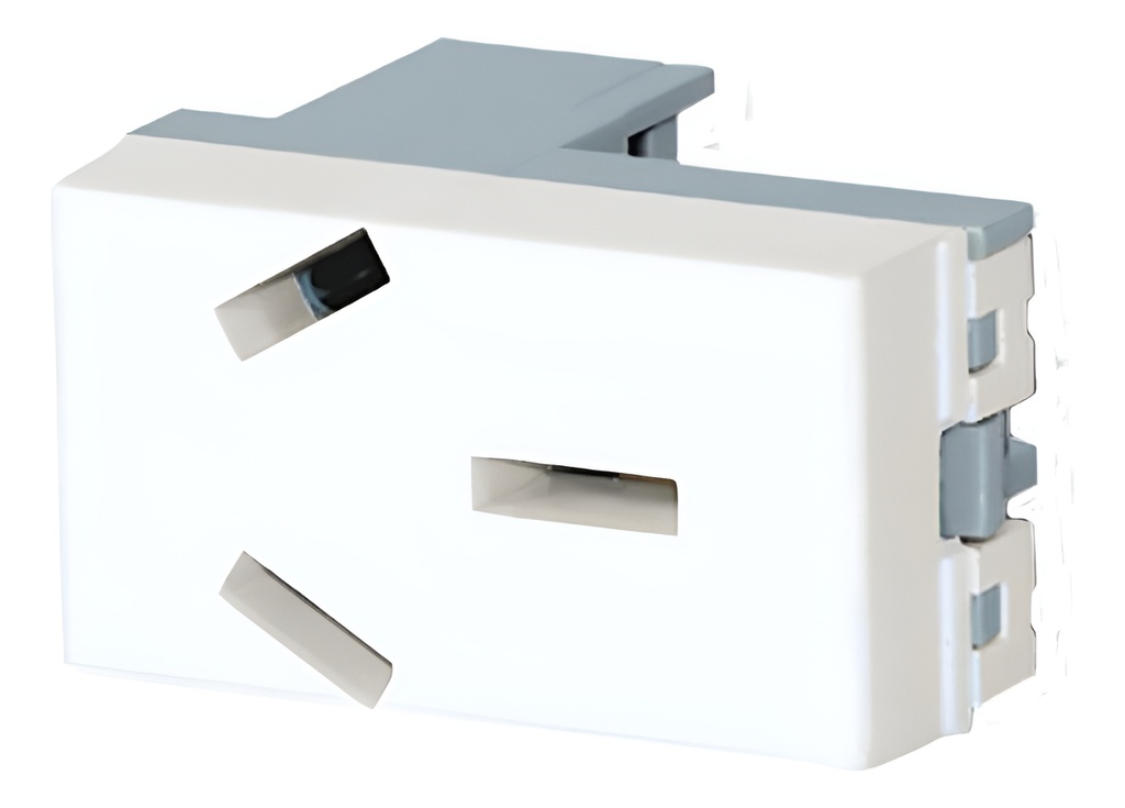 Tomacorriente Bipolar + Tierra 250Vca- 20A Verona Jeluz