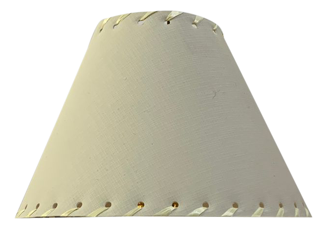 Pantalla Tela Plástica 20mmØ Cónica Beige