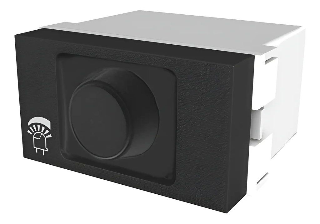Variador Dimmer para Luz Platinum Negro Jeluz