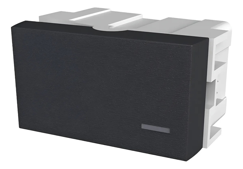 Interruptor Combinación 4 Vías Platinum Negro Jeluz