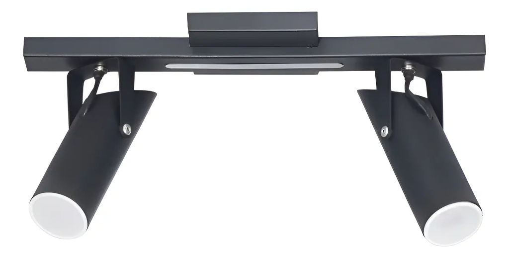 Spot "Borja" 2 Luces Negro