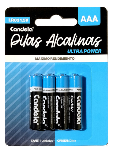 [7499] Pilas Alcalinas Candela AAA