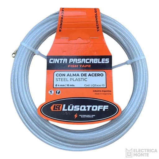 [2313] Cinta Pasacable Interior de Acero 4 x 10 mts