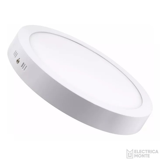 [LER12F] Panel Plafon Aplique Redondo 12w Luz Fria Lusqtoff