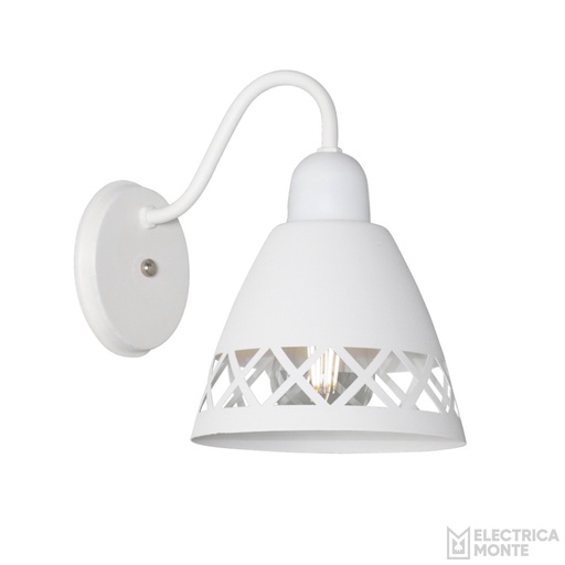 [AP-1303B] Aplique "VITORIA" Blanco