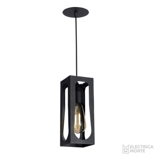 [C-1025N] Colgante "FANO" Negro