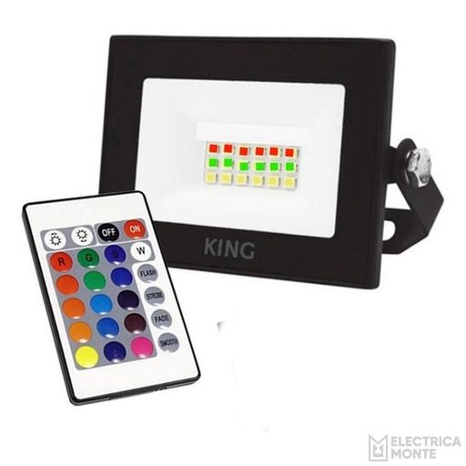 [036KFL20-RGB] Reflector Led Rgb 20W C/Ctrol King