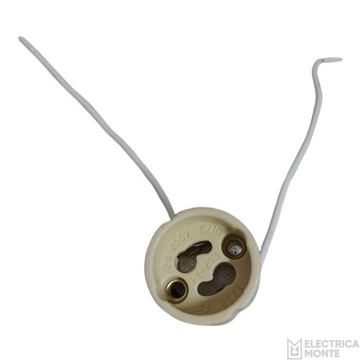 [017ZO-GZ10] Zocalo Gz10-Gu10 C/Cable Siliconado