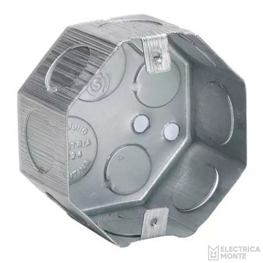 [010 1-20] Caja Octogonal Chica Aluminizada