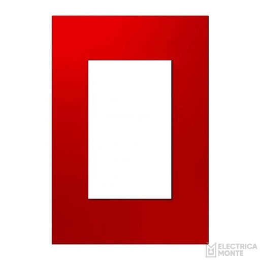 [45098/5] Tapas Platinum 5x10 cm. 3 módulos  Rojo Jeluz