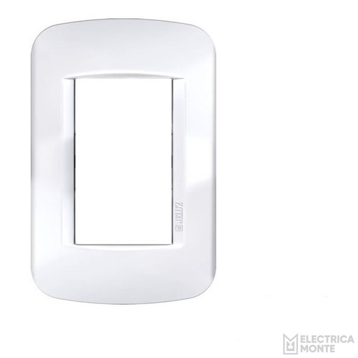 [30098/2] Tapas Regina para bastidor 5x10 cm 3 módulos Blanco Jeluz