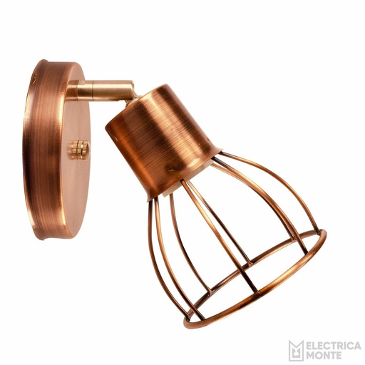 [732201] Spot Malta 1 Luz Metalizado Cobre