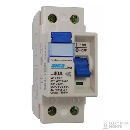 Disyuntor 2x40A SICA