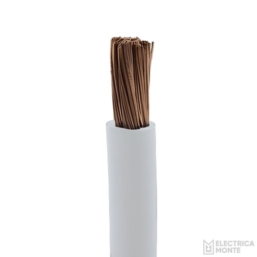 [U1BL] Cable Unipolar 1x1mm Blanco Argenplas