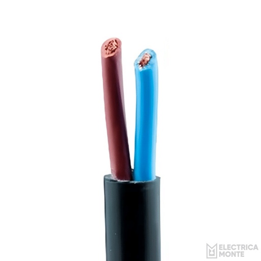 [T2150NE] Cable Tipo Taller 2x1.50mm Negro Argenplas