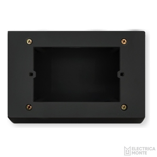 Caja de Superficie baja Negra Kalop