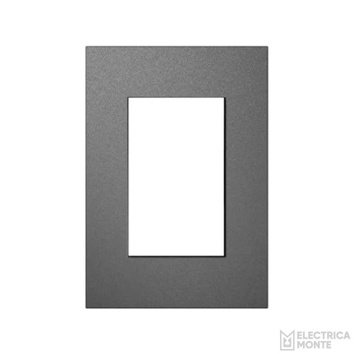 [45098/8] Tapas Platinum 5 x 10 cm. 3 módulos  Antracita